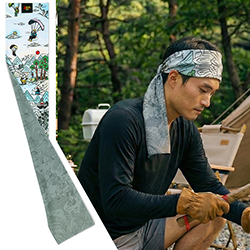 (RTW01AD) 스포츠 타월 20 양면 /십장생